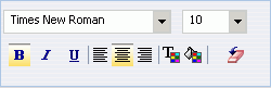 Style dialog box