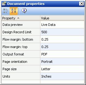 Document properties