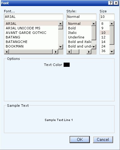 Font