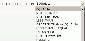 specify condition