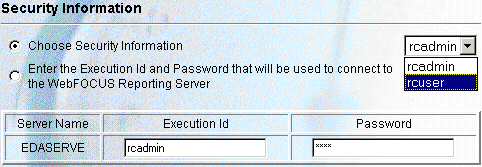 Security Information pane